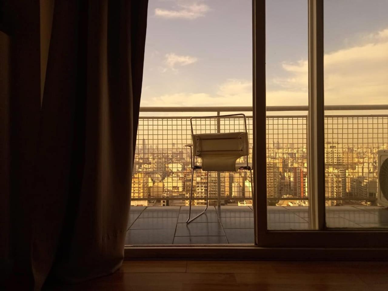 Apartamento Piso 25 increíble vista de Buenos Aires y el Río de la Plata Exterior foto